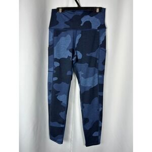 OFFLINE Aerie The Hugger Blue Camo High Rise Pocket Crop Leggings Size Medium